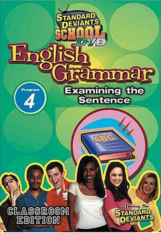 Standard Deviants School - English Grammar - Program 4 - Examining the Sentence DVD Movie 