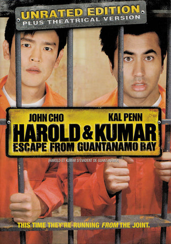 Harold and Kumar Escape from Guantanamo Bay (Unrated Edition) (Bilingual) DVD Movie 