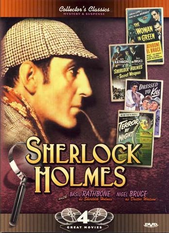 Sherlock Holmes: Woman in Green/The Secret Weapon/Dressed to Kill/Terror by Night (Boxset) DVD Movie 