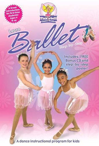 Tinkerbell Dance Studio: Learn Ballet Step-By-Step DVD Movie 