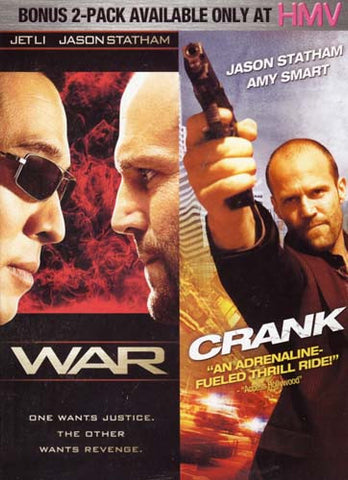 War / Crank - Double Feature (2 Pack) (Boxset) DVD Movie 