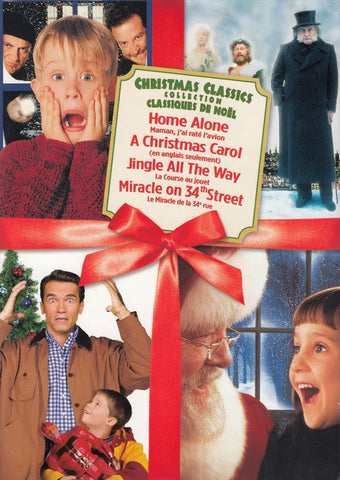 Christmas Classics 4-Movie Collection (Home Alone .... Miracle on 34th Street) (Bilingual) (Boxset) DVD Movie 