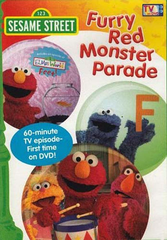 Furry Red Monster Parade - (Sesame Street) DVD Movie 