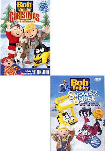 Bob The Builder - A Christmas to Remember / Snowed Under (2 pack) DVD Movie 