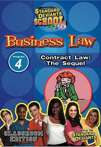 Standard Deviants School - Business Law, Program 4 - Contract Law the Sequel (Classroom Edition) DVD Movie 