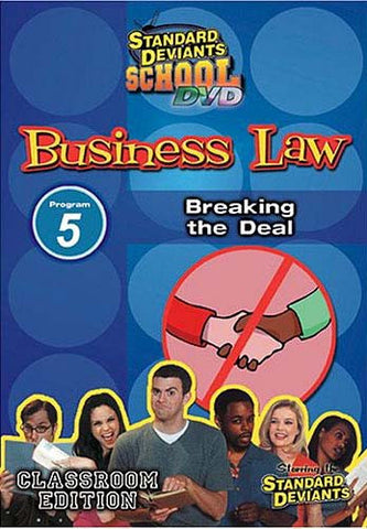 Standard Deviants School - Business Law, Program 5 - Breaking the Deal (Classroom Edition) DVD Movie 