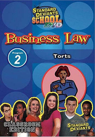 Standard Deviants School - Business Law, Program 2 - Torts (Classroom Edition) DVD Movie 