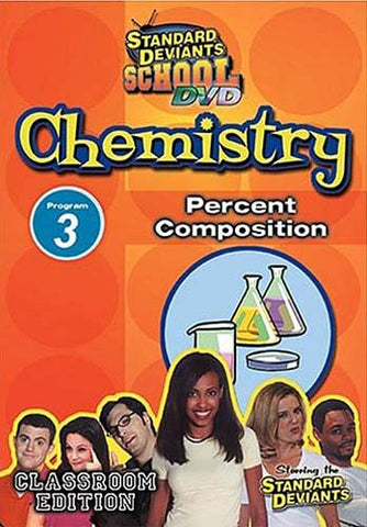 Standard Deviants School - Chemistry, Program 3 - Percent Composition (Classroom Edition) DVD Movie 