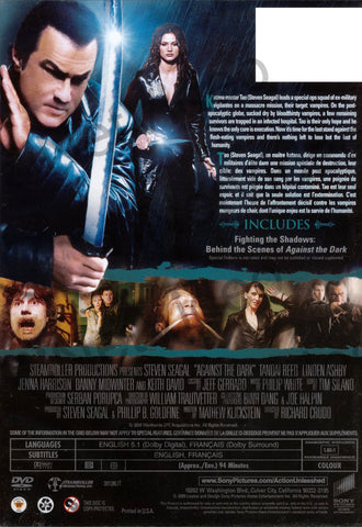 Against the Dark DVD Movie 