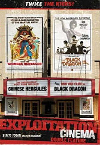 Exploitation Cinema : Chinese Hercules / Black Dragon DVD Movie 