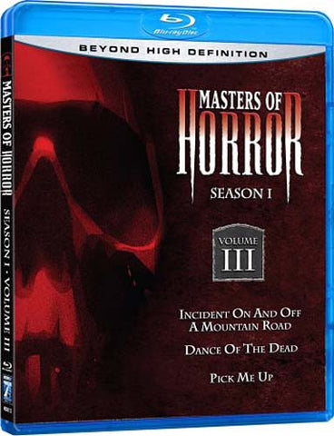 Masters of Horror: Season 1 - Vol. 3 (Blu-Ray) BLU-RAY Movie 