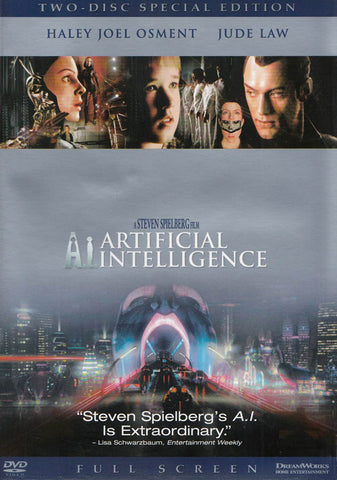 A.I. - Artificial Intelligence (Full Screen Two-Disc Special Edition) DVD Movie 