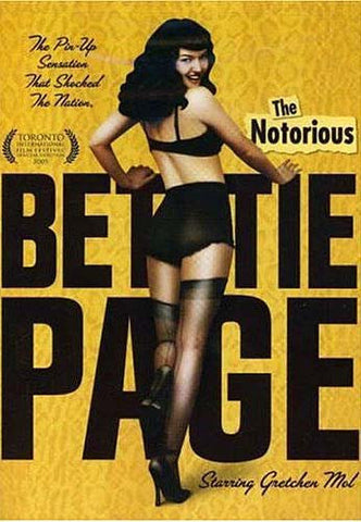 The Notorious Bettie Page DVD Movie 