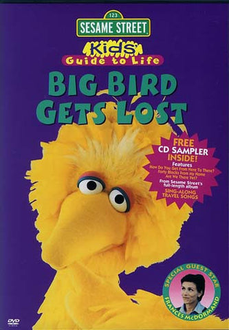Big Bird Gets Lost ( With Free CD Sampler Sing Along Travel Songs) - (Sesame Street) DVD Movie 