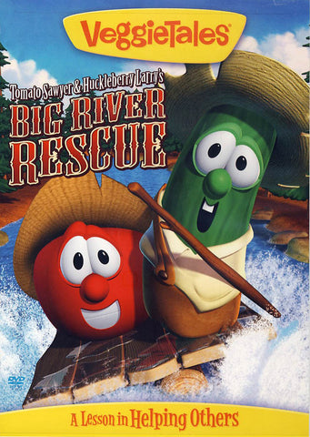 VeggieTales - Tomato Sawyer and Huckleberry Larry's Big River Rescue DVD Movie 