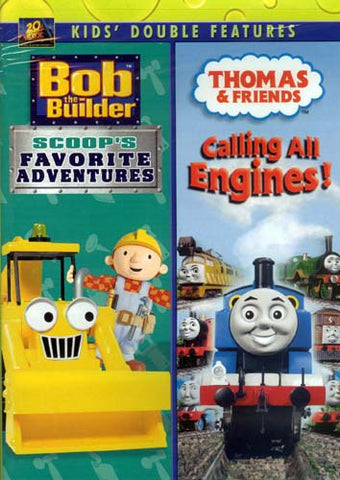 Bob The Builder - Scoop's Favorite Adventures/Thomas And Friends - Calling All Engines! DVD Movie 