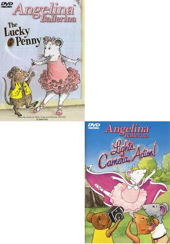 Angelina Ballerina - The Lucky Penny / Angelina Ballerina - Lights, Camera, Action! (2 Pack) DVD Movie 