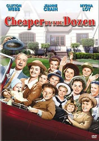 Cheaper By the Dozen (Clifton Webb) DVD Movie 
