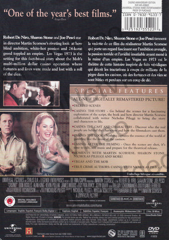 Casino (Anniversary Edition) (Bilingual) DVD Movie 