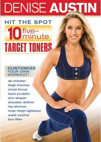Denise Austin: Hit the Spot - 10 Five Minute Target Toners (LG) DVD Movie 