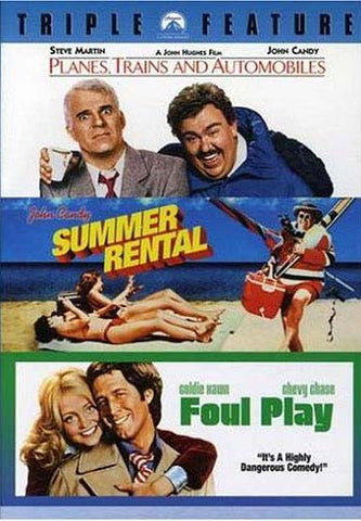 Planes, Trains and Automobiles / Summer Rental / Foul Play (Triple Feature) DVD Movie 