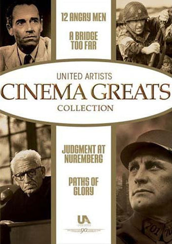 Cinema Greats (12 Angry Men/Bridge Too Far/Judgment At Nuremberg/Paths Of Glory) (Boxset) DVD Movie 