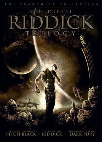 Riddick Trilogy (Pitch Black/ The Chronicles of Riddick - Dark Fury/ The Chronicles of Riddick) DVD Movie 