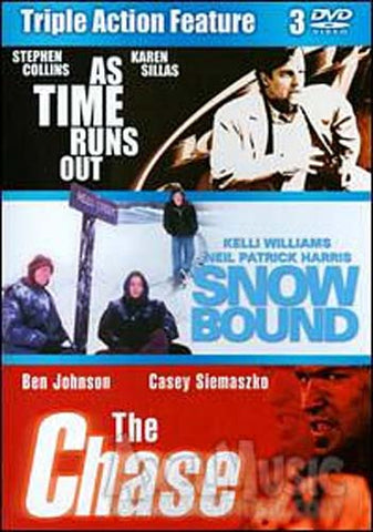 As Time Runs Out / Snow Bound / The Chase (Triple Action Feature) (Boxset) DVD Movie 