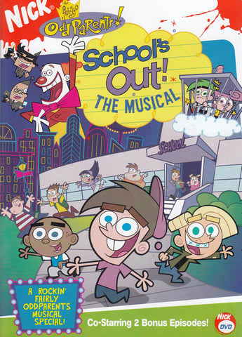 The Fairly Odd Parents! - School's Out The Musical DVD Movie 