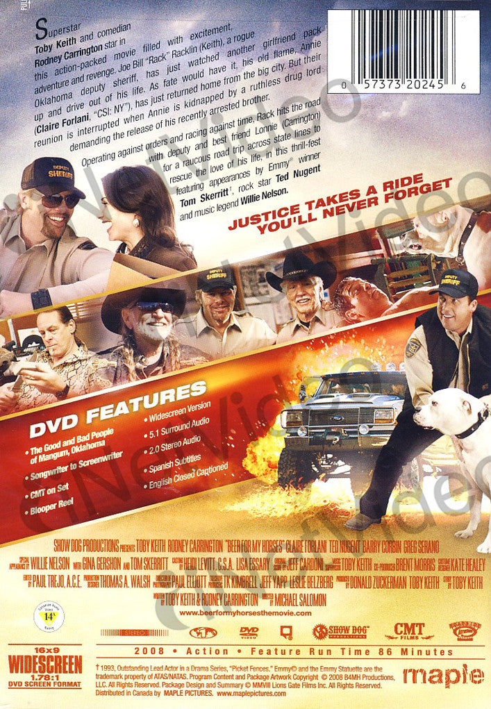 Beer for My Horses on DVD Movie