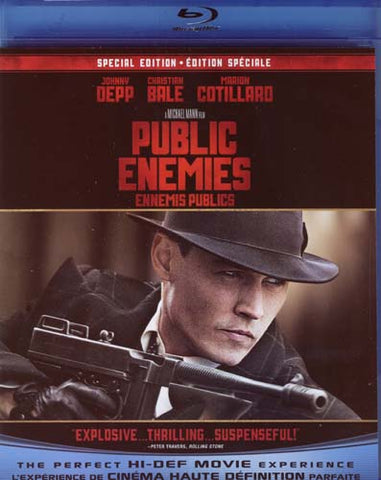 Public Enemies (Ennemis Publics) (Special Edition) (Blu-ray) (Bilingual) BLU-RAY Movie 