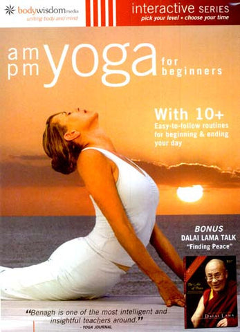 AM/PM Yoga For Beginners (With The Dalai Lama & 10 + Routines) DVD Movie 