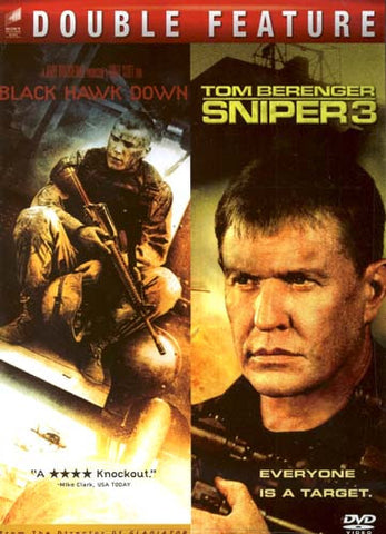 Black Hawk Down/Sniper 3 (Double Feature) DVD Movie 