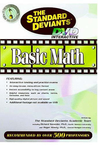 The Standard Deviants - Basic Math DVD Movie 