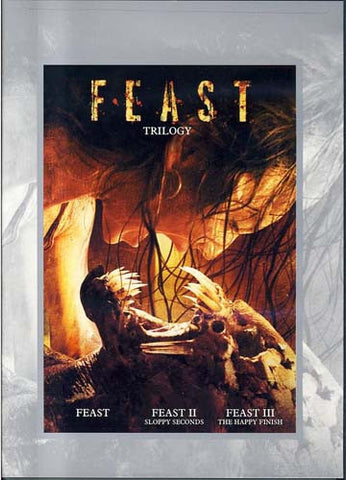 Feast Trilogy (Feast, Feast II Sloppy Seconds, and Feast III The Happy Finish) DVD Movie 