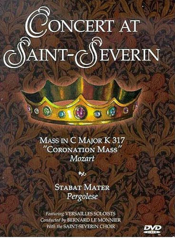 Concert at Saint-Severin - Mozart Mass in C Major / Pergolesi Stabat Mater (Snapcase) DVD Movie 