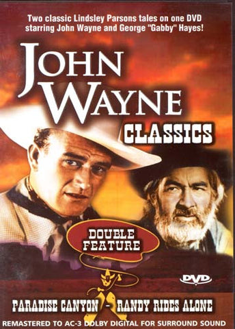 John Wayne - Paradise Caynon/Randy Rides Alone (Double Feature) DVD Movie 