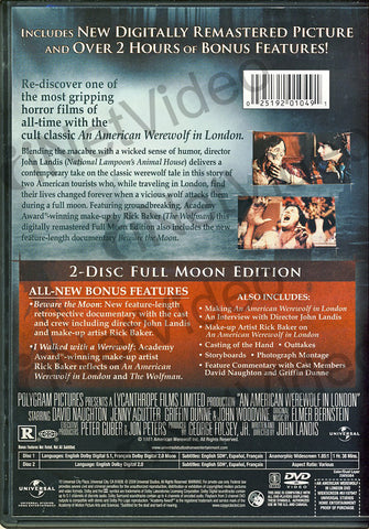 An American Werewolf in London (Full Moon Edition) DVD Movie 