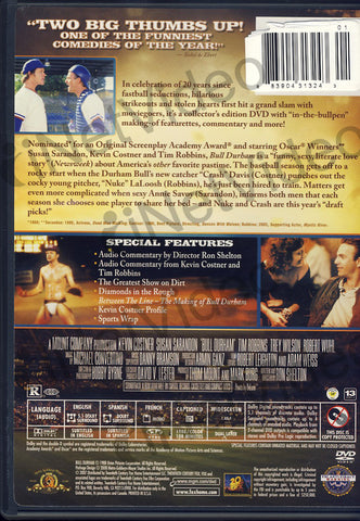 Bull Durham (20th Anniversary Edition) (Collector's Edition) DVD Movie 