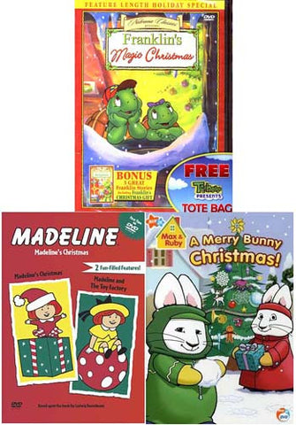 Animation Christmas Pack (Franklin/Madeline/Max and Ruby) (3 Pack) DVD Movie 