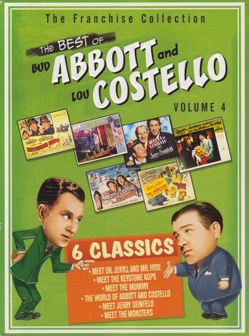 The Best Of Bud Abbott And Lou Costello - Volume 4 (The Franchise Collection) DVD Movie 