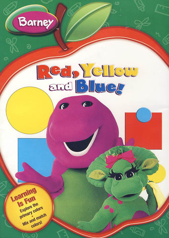 Barney - Red, Yellow and Blue DVD Movie 