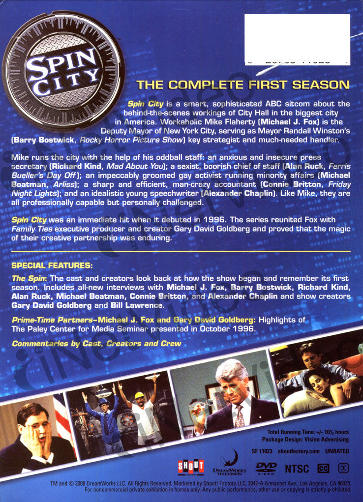 Spin City - The Complete First (1st) Season (Boxset) on DVD Movie Spin City - The Complete First (1st) Season (Boxset) on DVD Movie