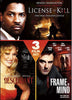 License To Kill/Descendant/Frame Of Mind (3 Film Set) DVD Movie 