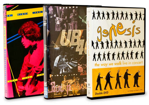 British Invasion - The Kinks/UB 40 Best Of Rock Palast Live/Genesis - The Way We Walk (Boxset) DVD Movie 