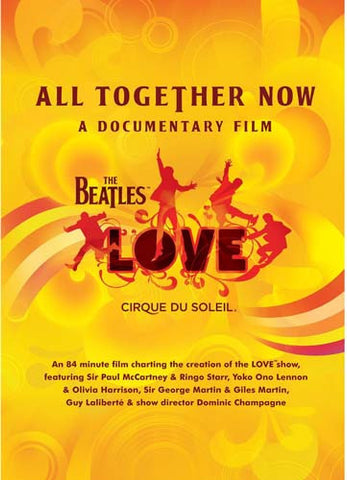 The Beatles Love - All Together Now DVD Movie 
