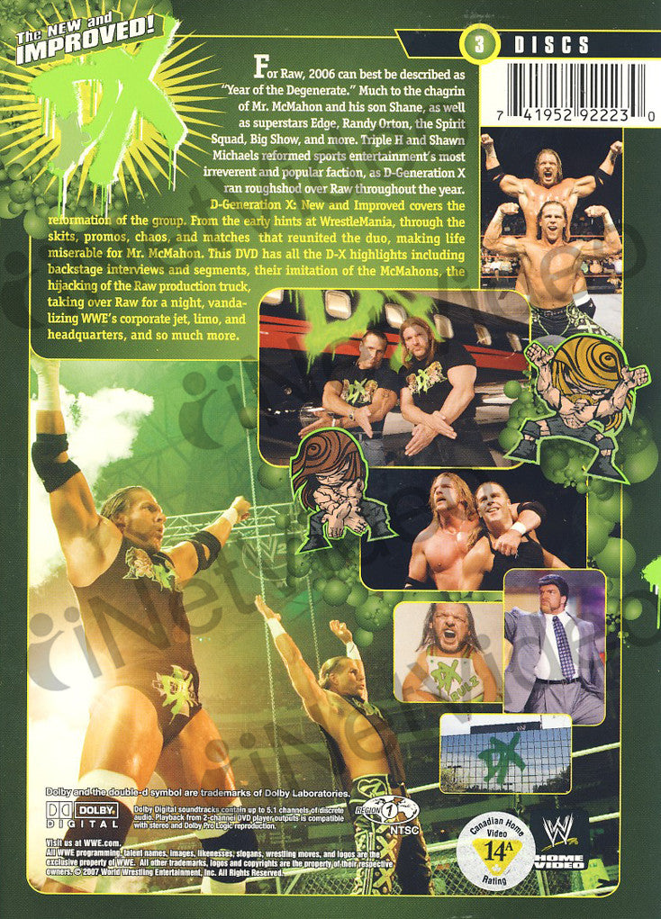 WWE - The New And Improved DX (Boxset) on DVD Movie