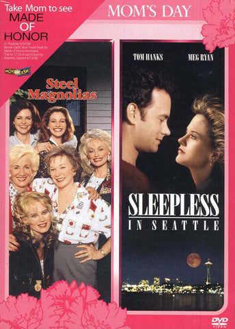 Steel Magnolias / Sleepless in Seattle (Double Feature Mother s Day Release) DVD Movie 