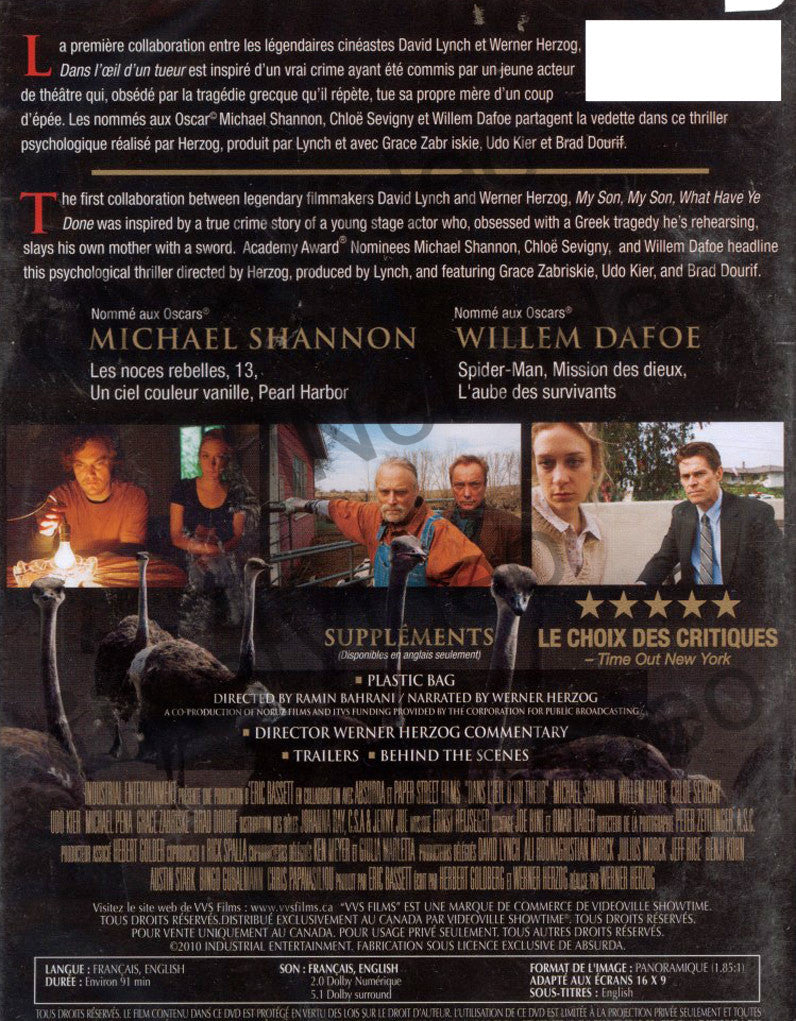 Dans L oeil D un Tueur (Bilingual) on DVD Movie Dans L oeil D un Tueur (Bilingual) on DVD Movie