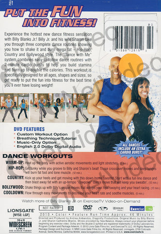 Billy Blanks Jr: Dance With Me Cardio Fit (AL) DVD Movie 